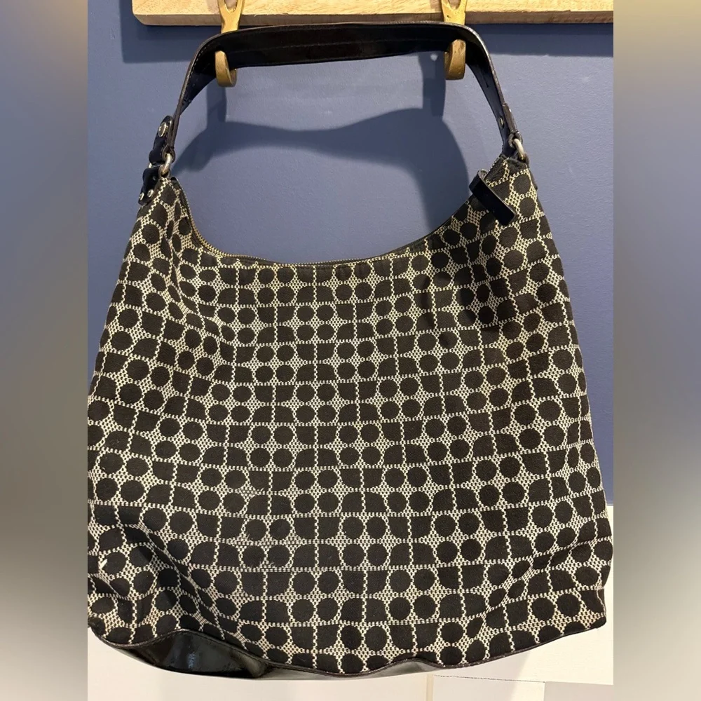 Kate Spade Patterned Hobo / Shoulder Bag with Stripes